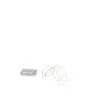 Guirlande 12 LEDS gouttes d'eau blanc chaud 120 cm avec piles