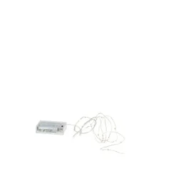 Guirlande 12 LEDS gouttes d'eau blanc chaud 120 cm avec piles