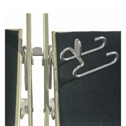 Lien de chaise capitonnée en inox