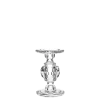 Lot de 3 bougeoirs en verre H 22 cm - 29,9 cm - 34,5 cm