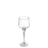 Lot de 3 bougeoirs en verre transparents sur pied H 30-38-46 cm
