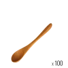 Lot de 100 cuillères Bambou 9 cm