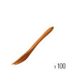 Lot de 100 fourchettes bambou 9 cm