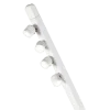 Lot de 2 lampadaires multidirectionnels autonomes H 230 cm 24h