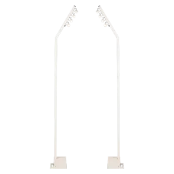 Lot de 2 lampadaires multidirectionnels autonomes H 230 cm 24h