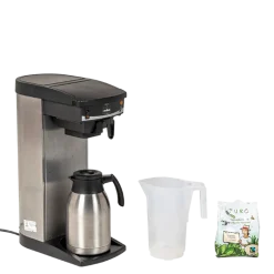 Machine à café isotherme + 1 paquet de 4 doses de café
