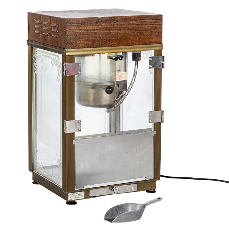 Machine à pop-corn 220 v livrée avec une pelle à pop-corn