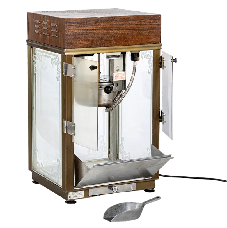 Machine à pop-corn 220 v livrée avec une pelle à pop-corn