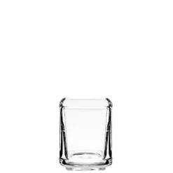 Mini cube en verre 4 x 4 cm H 5 cm 4 cl