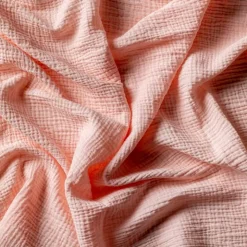 ML Gaze coton rose poudré larg 130 cm