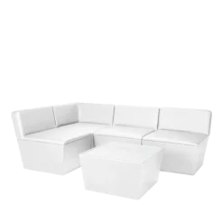 Module central Cône blanc 75 x 75 cm H 75 cm