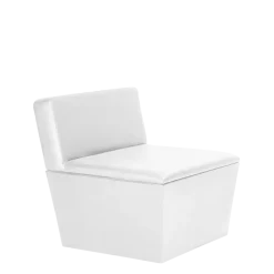 Module central Cône blanc 75 x 75 cm H 75 cm