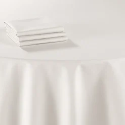 Nappe Riviera blanche ronde Ø 300 cm
