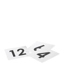 Numéro de table carré souple 1 à 150