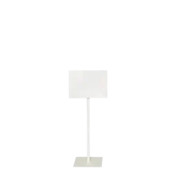 Panneau pied blanc format 30 x 40 cm H 90 à 150 cm Délai 24h