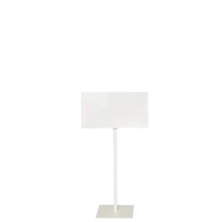 Panneau pied blanc format 40 x 50 cm H 90 à 150 cm Délai 24h A3