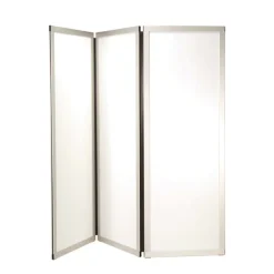Paravent black and white 3 feuilles L 210 cm (70 x 3) H 186 cm