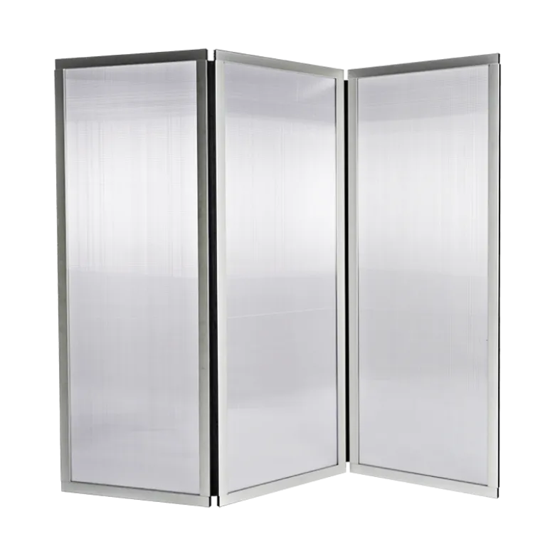 Paravent plexi L 210 cm (70 x 3) H 186 cm