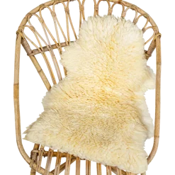 Peau de mouton vintage 70-80 x 40-55 cm