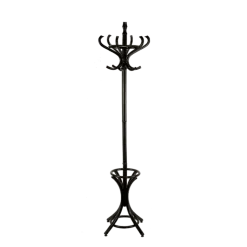 Perroquet en bois noir H 185 cm