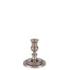 Petit bougeoir vintage argenté H 6-17 cm