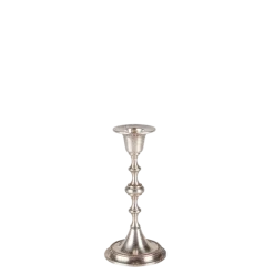 Petit bougeoir vintage argenté H 6-17 cm