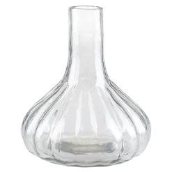Petit contenant en verre blanc vintage Ø 2-3 cm H 12-17 cm