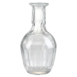 Petit contenant en verre blanc vintage Ø 2-3 cm H 12-17 cm