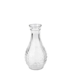 Petit contenant en verre blanc vintage Ø 2-3 cm H 12-17 cm