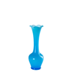 Petit Soliflore Vintage nuance bleue Ø 8 max H 16-20 cm