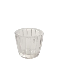 Photophore Prisme Ø int 5 cm Ø ext 6,5 cm H 5,5 cm