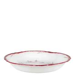 Plat creux Vintage rouge rose Ø 27-32 cm