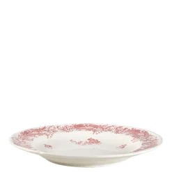 Plat creux Vintage rouge rose Ø 27-32 cm