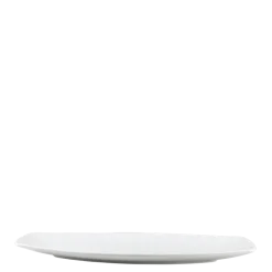 Plat ovale allongé blanc 37 x 15 cm