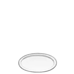 Plat ovale argent Louis XVI 33 x 52 cm