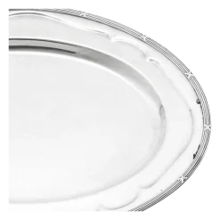 Plat ovale argent Louis XVI 46 x 59 cm