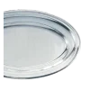Plat ovale argent 31 x 45 cm