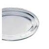 Plat ovale inox 40 x 60 cm
