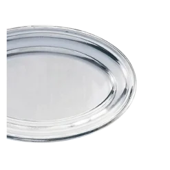 Plat ovale inox 40 x 60 cm