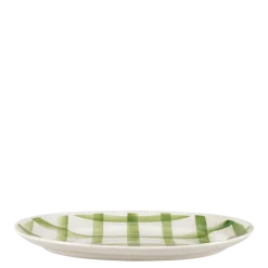 Plat ovale Vintage Carreau 35-40 x 22-27 cm