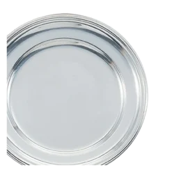 Plat rond argent Ø 35 cm