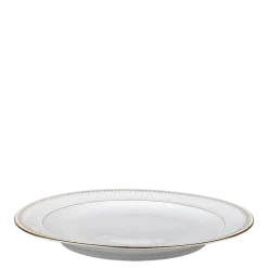 Plat Rond Vintage blanc et doré Ø 27-32 cm