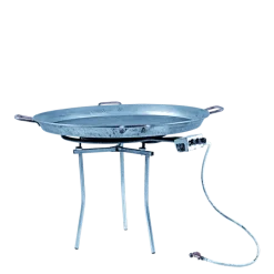 Poêle à paella Ø 105 cm avec réchaud + bouteille