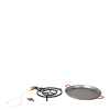 Poêle à paëlla Ø 70 cm et réchaud gaz Ø 50 cm