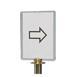 Potelet indicateur format A4 H 130 cm