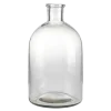 Pot à pharmacie vintage verre blanc grand format H 20-30 cm