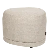 Pouf Galet beige 38 x 50 cm H 41 cm