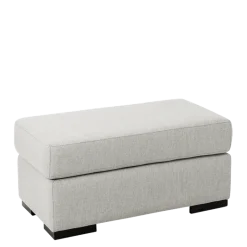 Pouf Loft gris 40 x 80 cm H 40 cm