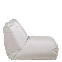 Pouf maxi gris 120 x 70 cm H 80 cm