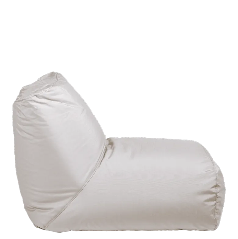 Pouf maxi gris 120 x 70 cm H 80 cm